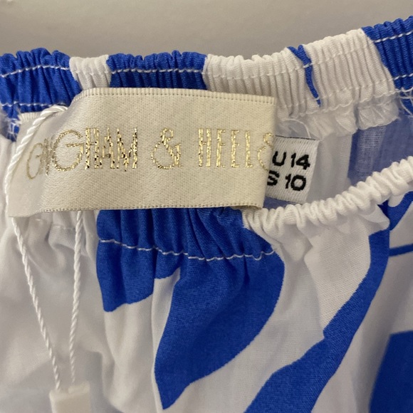 Women’s NWT Blue/White Laylani Dress - Picture 8 of 8